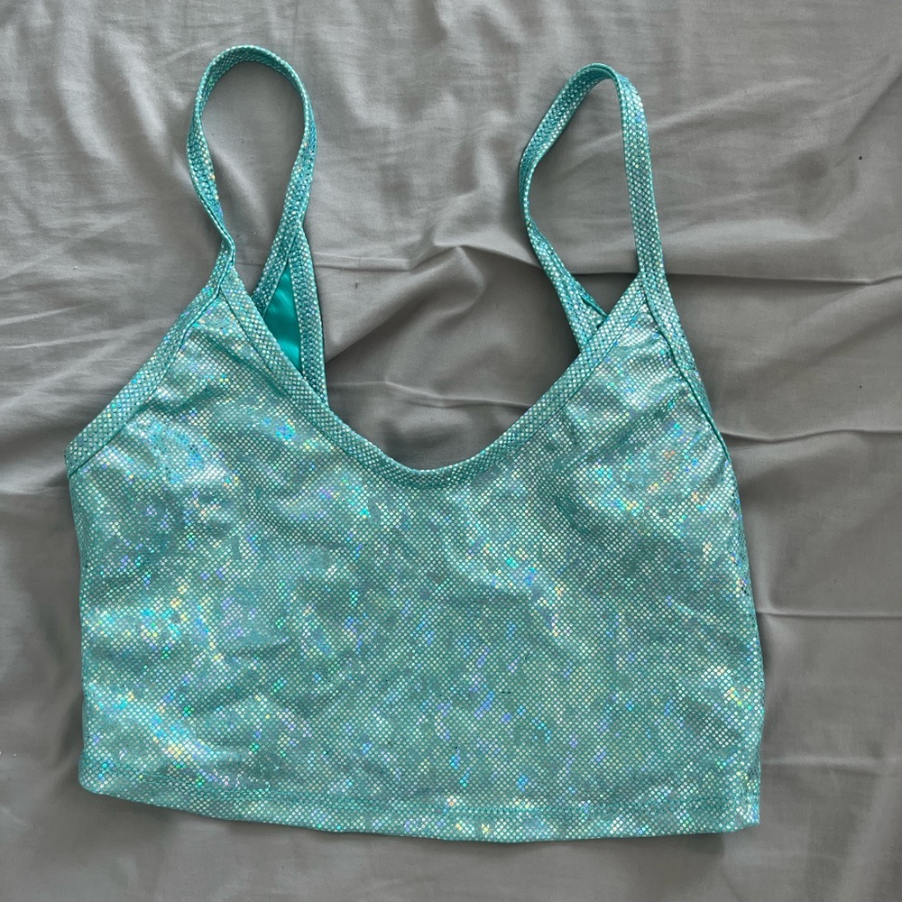 iHeartRaves J Valentine Sweet Escape Holo Crop Top